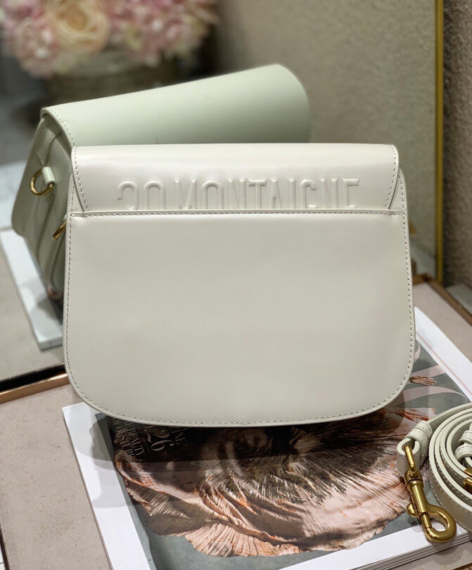 Christian Dior Medium Dior Bobby Bag White